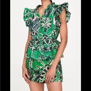 Marie Oliver Green and Pink Palm Beach Print Set